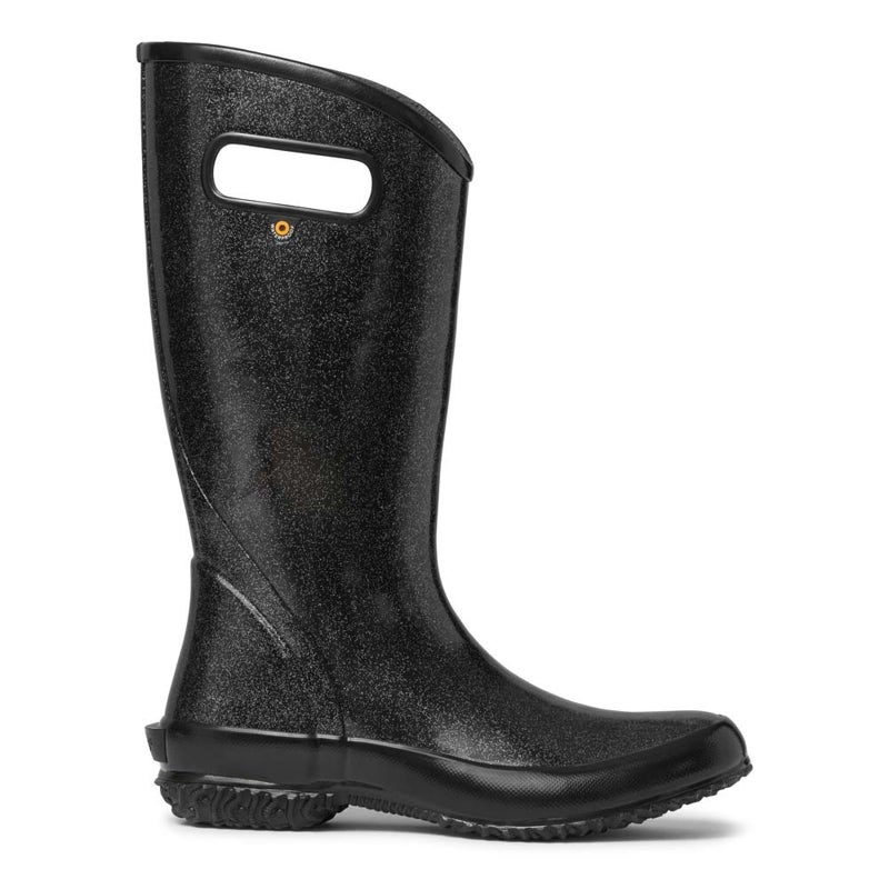 BOGS Rainboot Glitter Women's Boot, 9 B(M) US, Black